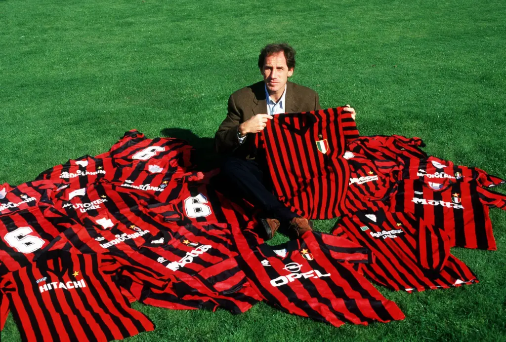 AC Milan and Italy legend Franco Baresi, one of football's greatest defenders, dies at 66